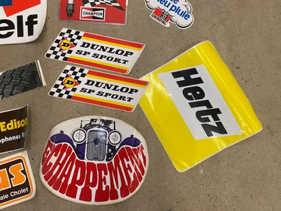 Lot of vintage garage and advertising stickers.
As...