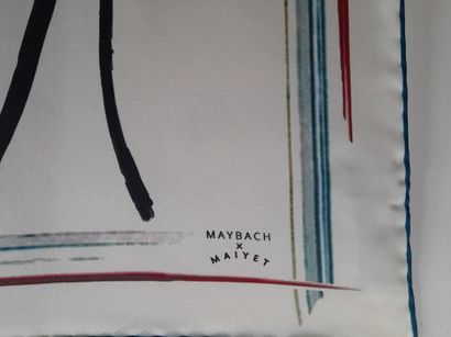 MAYBACH X MAIYET.
Silk twill square decorated...