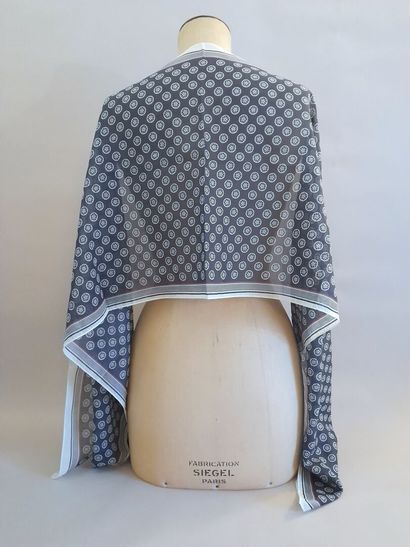 LAMBORGHINI.
Cotton and silk scarf decorated...