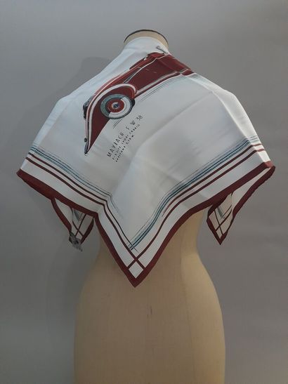 MAYBACH X MAIYET.
Silk twill square decorated...