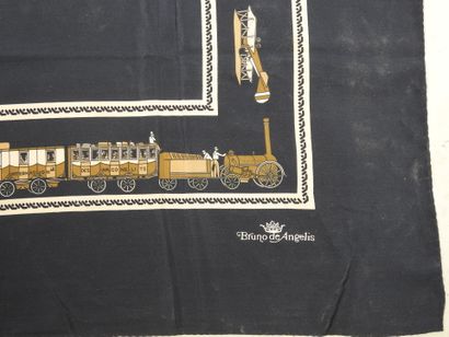 Bruno de ANGELIS.
Silk scarf Compagnie internationale...