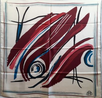 MAYBACH X MAIYET.
Silk twill square decorated...