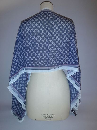 LAMBORGHINI.
Cotton and silk scarf decorated...