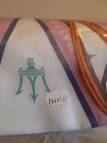 MASERATI.
Double point in silk twill decorated...