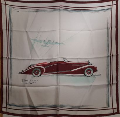 MAYBACH X MAIYET.
Silk twill square decorated...