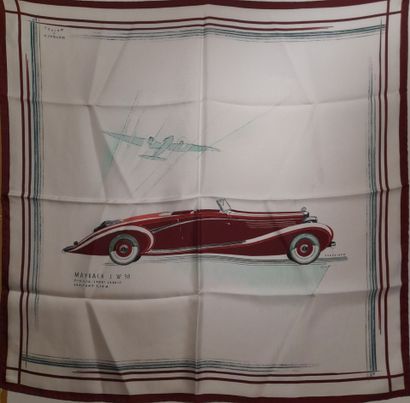 MAYBACH X MAIYET.
Silk twill square decorated...