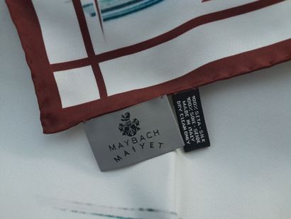 MAYBACH X MAIYET.
Silk twill square decorated...