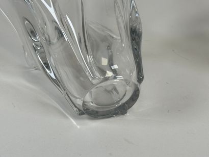 BAYEL.
Crystal vase.
H. 20 cm.
Crystal v...