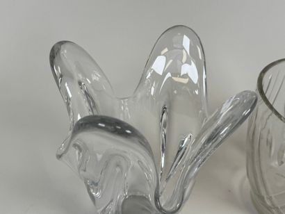 BAYEL.
Crystal vase.
H. 20 cm.
Crystal v...
