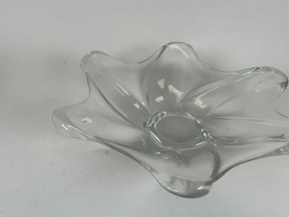DAUM France.
Large free-form molded glass...