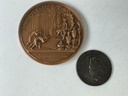 Lot of three medals.
- F. MAUGER - Bronze...