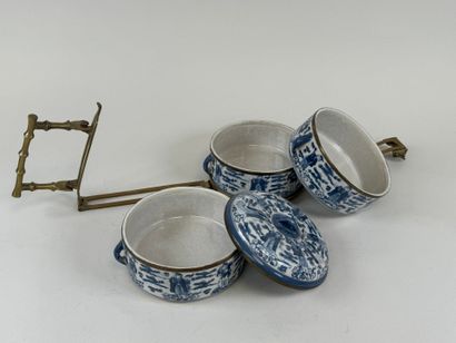 ASIA, 20th century.
Three-compartment spice...