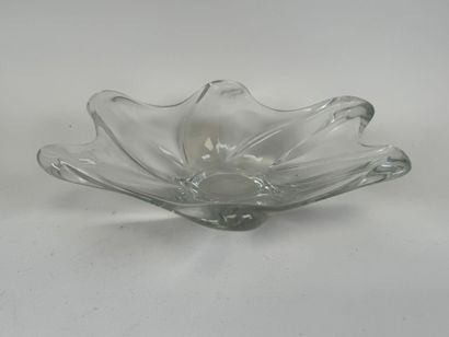 DAUM France.
Large free-form molded glass...