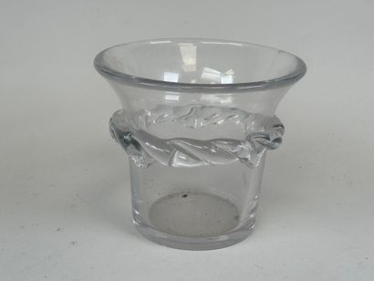 DAUM France.
Large crystal vase.
H. 18 c...