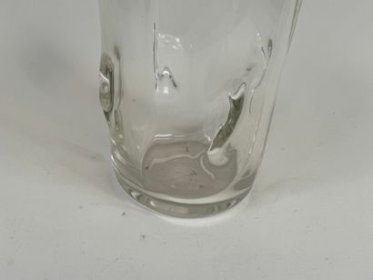 SCHNEIDER, attributed to.
Large crystal vase...