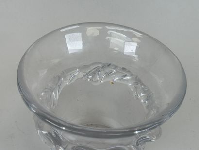 DAUM France.
Large crystal vase.
H. 18 c...