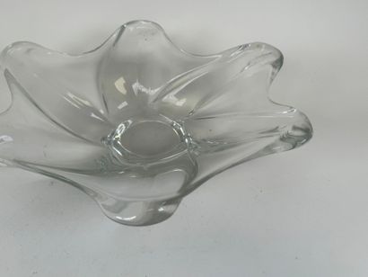 DAUM France.
Large free-form molded glass...