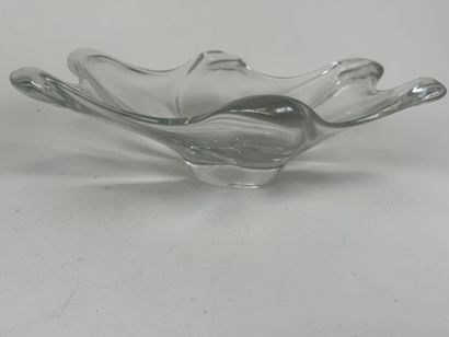 DAUM France.
Large free-form molded glass...