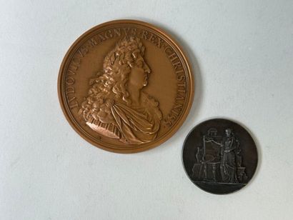 Lot of three medals.
- F. MAUGER - Bronze...