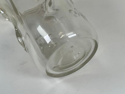 SCHNEIDER, attributed to.
Large crystal vase...