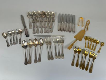 Important lot of silver and gilt metal including...