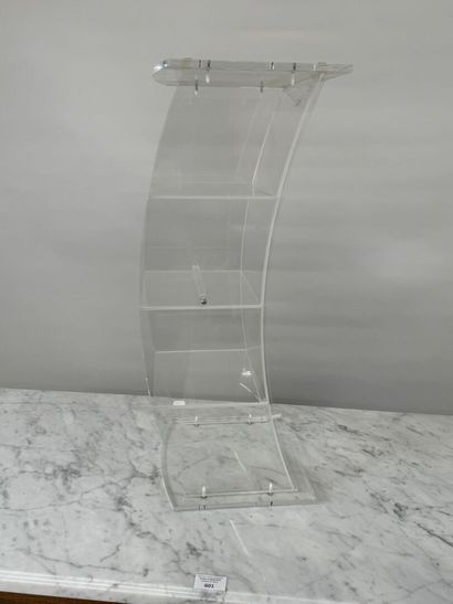 Plexiglass CD holder with four compartments.
60...