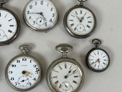 OMEGA, ESCORT et divers...
Lot de sept montres...