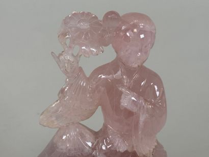 ASIA, 20th century.
Woman with flowers.
Subject...