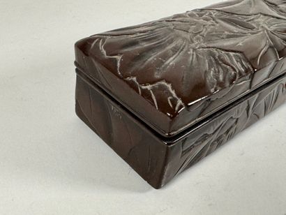 ASIA, 20th century.
Rectangular lacquer box...