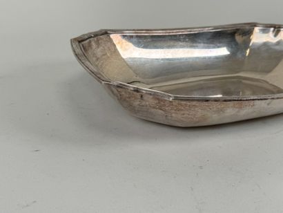 Panière en argent, poinçon Minerve à décor...