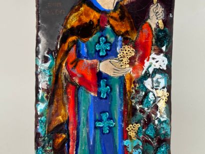 Michel FOLSCHEID (Émaux de Saint-Michel-du-Roc).
Saint...