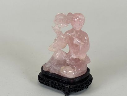 ASIA, 20th century.
Woman with flowers.
Subject...