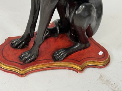 20th century school.
Guard dog.
Polychrome...