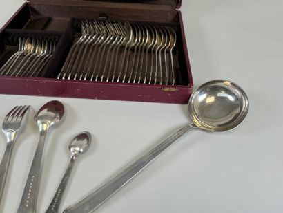 ERCUIS.
Part of a silver-plated menagère...