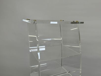 Plexiglass CD holder with four compartments.
60...