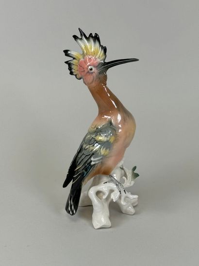 Karl ENS (1802-1865).
Polychrome porcelain...