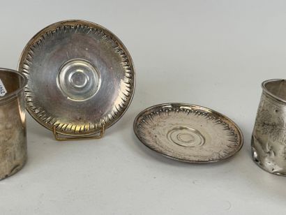 Lot en argent, poisson Minerve, comprenant...