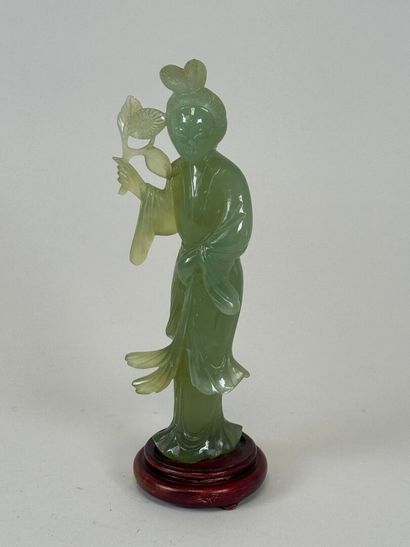ASIA, 20th century.
Woman with a rose.
Subject...