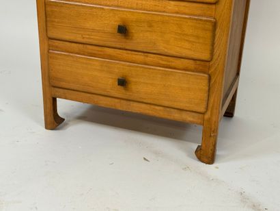 Small wooden chiffonier opening with five...