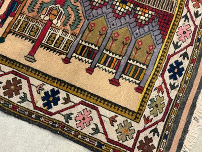 MIRHAB, 20th century.
Afghan hand-knotted...