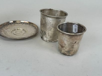 Lot en argent, poisson Minerve, comprenant...