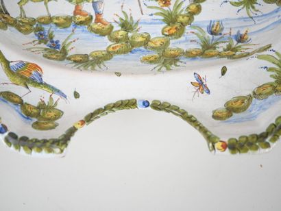 ITALY, 19th, 20th century.
Bearded dish with...