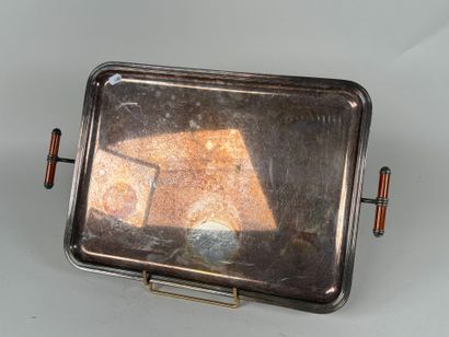 CHRISTOFLE, modèle Talisman.
Plateau rectangulaire...