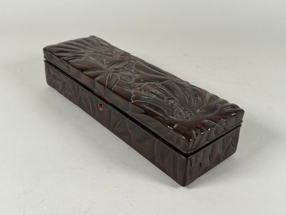 ASIA, 20th century.
Rectangular lacquer box...