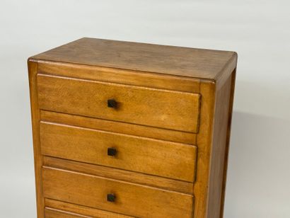 Small wooden chiffonier opening with five...