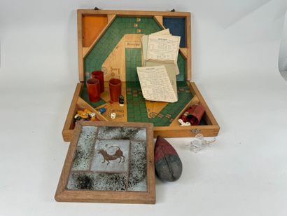 Lot comprenant : 
- TURF-COOT, jeu de petits...