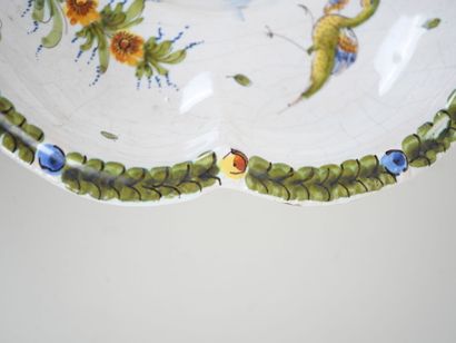 ITALY, 19th, 20th century.
Bearded dish with...
