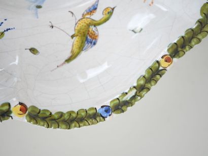 ITALY, 19th, 20th century.
Bearded dish with...