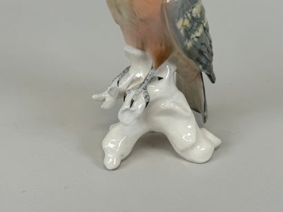 Karl ENS (1802-1865).
Polychrome porcelain...