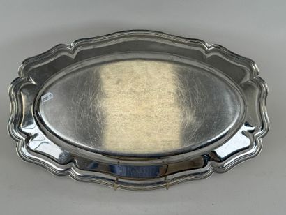 GALLIA pour CHRISTOFLE.
Saucière sur talon...